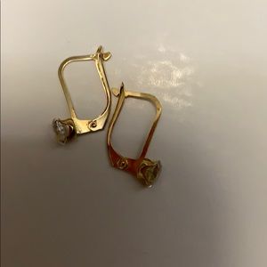Pull through earrings